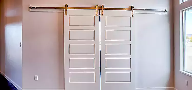 Glass Barn Door with Installation Hardware Kit Stow