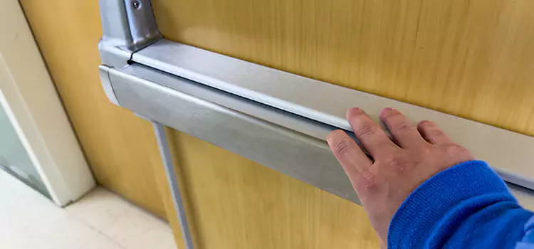 Installing a Push Bar on a Door Stow